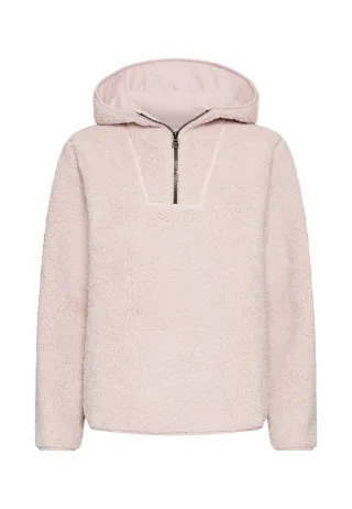 camel active - Kapuzenpullover aus Teddyfleece mauve pink - Gr. - XL