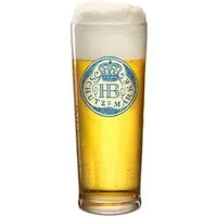 Hofbräuhaus München Bierglas HB Germania Becher Schutzmarke, Glas, Schutzmarke seit 1879, 500 ml Fassungsvermögen