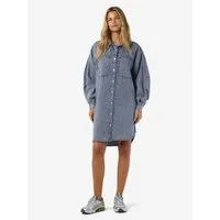 Noisy may Jeanskleid NMENZA RICA LS SHIRT DRESS Baumwolle, loose fit