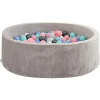 HOME DELUXE Bällebad-Bälle TWIRL Samt (2-St), Ø 6 cm Bällepool - wahlweise mit 120 Spielbällen