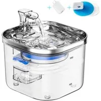 Senmudi Trinkbrunnen katzenbrunnen,Super Silent katzen trinkbrunnen,Mit Filtersatz 2 l, Geeignet für Katzen/30dB Extrem Leiser,Anzug für alle Arten von Katze