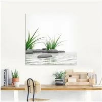 Artland Glasbild 3D Steine, Zen (1 St), in verschiedenen Größen