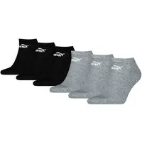 PUMA Sportsocken PUMA Damen und Herren Elements Sneaker Socken im 6er Pack (6-Paar) Logoschriftzug