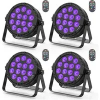ZonQoonz Discolicht 80W LED PAR-Strahler 4-in-1 RGBW 14 LEDs – Bühnenlichteffekt