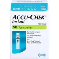 Roche Blutzucker-Teststreifen ACCU-CHEK® Instant Teststreifen, Spar-Packung mit, 50-tlg., Blutzuckerüberwachung, Diabeteskontrolle
