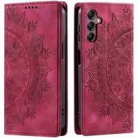 CoverKingz Handyhülle Hülle für Samsung Galaxy S25+ Handyhülle Flip Case Cover Tasche Etui 16,9 cm (6,7 Zoll), Klapphülle Schutzhülle mit Kartenfach Schutztasche Motiv Mandala