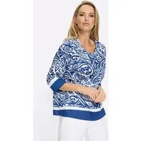 heine Klassische Bluse Druckbluse 3/4-Arm