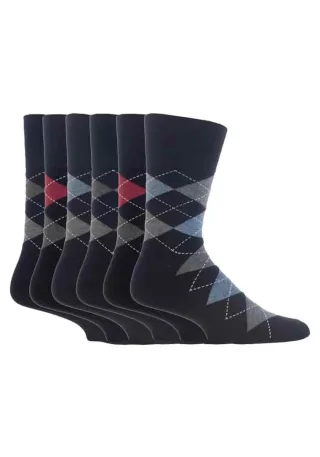 Gentle Grip - 6 Paar Herren Gentle Grip nicht elastische Socken - MGG39