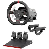 PXN V10 Pro Direct-Drive-Sim-Rennlenkrad, 3,2Nm Servo Force Feedback Gaming-Lenkrad (Hall-Pedale, 4 Schaltwippen, kompatibel mit PC, Xbox, PS4)