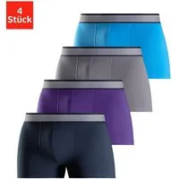H.I.S Boxer Boxershorts für Herren (Packung, 4-St) mit gestreiftem Webbund