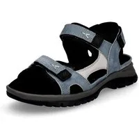 Waldläufer Waldläufer Damen Trekkingsandale Sora schwarz blau Sandale