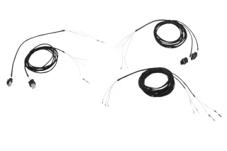 Original Kufatec Kabelsatz Kabelbaum Adapter Kabel Parklenkassistent Einparkhilfe vorne + hinten vorhanden für Audi Q5 FY Q7 4M Q8 VW Touareg CR