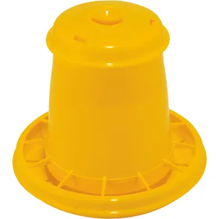 Kerbl Futterautomat für Geflügel, Kunststoff gelb - 71125