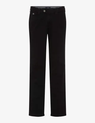 Eurex by Brax Herren Bundfaltenhose Style FRED, denim schwarz, Gr. 35U