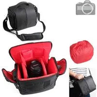 K-S-Trade Kameratasche für Canon EOS R50, Kameratasche Fototasche Schultertasche Zubehör Tasche einteilbare
