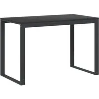 vidaXL Schreibtisch Computertisch Schwarz 110x60x73 cm Holzwerkstoff
