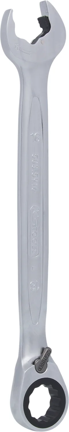 KS Tools DUO GEARplus Ringmaulschlüssel,Maul-Ratschenfunktion, umschaltbar - 503.5916
