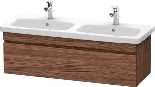Duravit DuraStyle Waschtischunterbau wandhängend Nussbaum dunkel Matt 1230x448x398 mm - DS639802121 DS639802121
