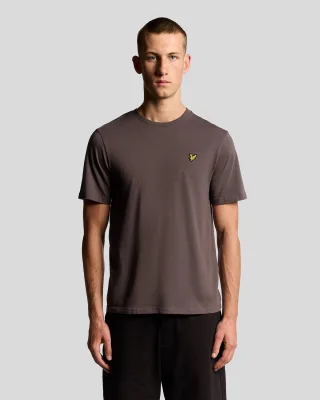 Lyle & Scott Baumwoll Rundhals T-Shirt - Braun