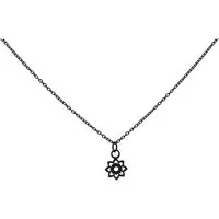 Wildcat Kette mit Anhänger Little Sunflower Kette - Schwarz, Chirurgenstahl 316L - wasserfest, langlebig, hautverträglich