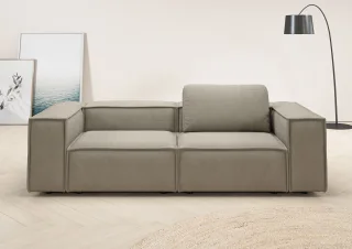 Home affaire 2-Sitzer "Watertown, modernes Sofa 246 cm breit, auch in Feincord" stilvolles Sofa für 2 Personen mit extra breiter Sitzfläche