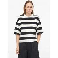 s.Oliver Kurzarmshirt T-Shirt T-Shirt im Boxy Fit mit Blockstreifen