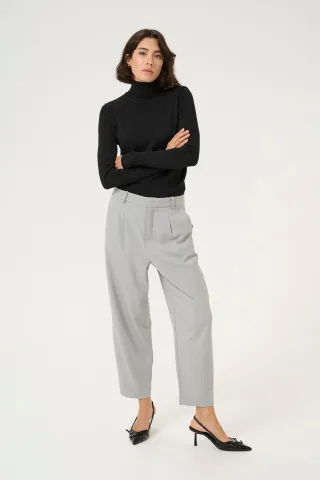Strickpullover Slim fit black