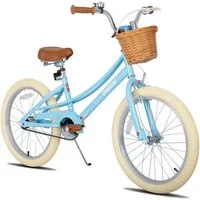 JOYSTAR Kinderfahrrad 12/14/16/18/20 Mädchenfahrrad für 2-13 Jahre alte Kinder, 12" 14" 16" Kinderfahrrad mit Stützrädern & Korb, 20 Zoll mit Ständer