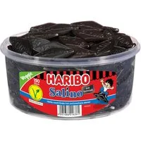 HARIBO Süßigkeit, Haribo Salino 150 köstlich Salmiak Lakritz Rauten veggie 1200g