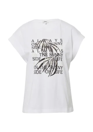 s.Oliver - T-Shirt weiß - Gr. - 38