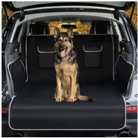 Toozey Tier-Kofferraumschutzdecke Kofferraumschutz Hund wasserdicht XL Schwarz 208x105cm