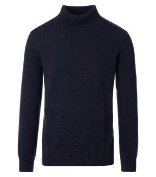 CASAMODA - Rollkragenpullover blau - Gr. - XL