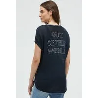 SOCCX V-Shirt mit Seitenschlitze