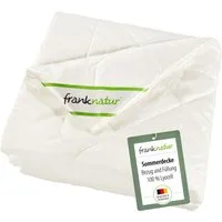 franknatur Naturfaserbettdecke Sommerdecke Lyocell, Füllung: 100% Lyocell, Bezug: 100% Lyocell, extra leichte Sommerdecke mit Lyocell-Bezug