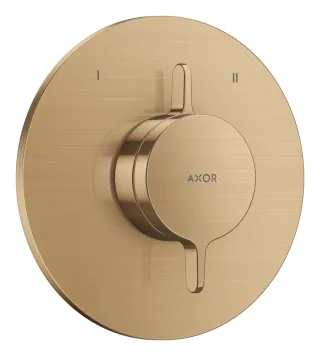 Hansgrohe Mischer Unterputz AXOR One für 2 Verbraucher brushed bronze , 48415140 48415140