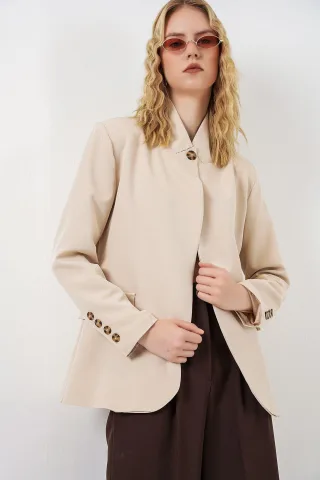 Übergroßer Schalkragen-Blazer