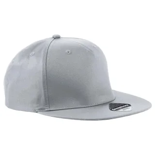 Beechfield - Snapback Mütze 5 Segmente (Hellgrau)