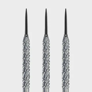 Steel Dart Barrel Zylinder Grip1 V6 - Silber / 21g