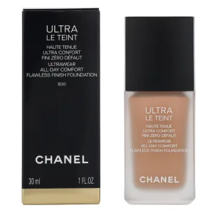 Chanel Ultra Le Teint Flawless Finish Fluid Foundation.