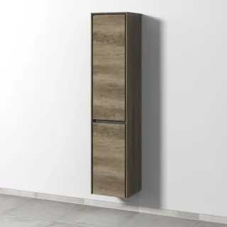 Sanipa Twiga Hochschrank mit 2 Türen, Eiche-Nebraska, SY10037 SY10037
