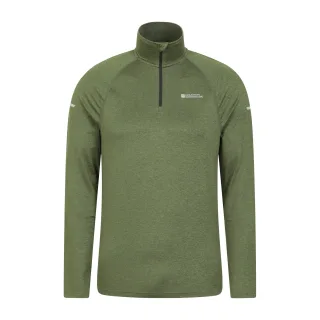 Mountain Warehouse - "Echo" Midlayer mit halbem Reißverschluss für Herren (Grün)