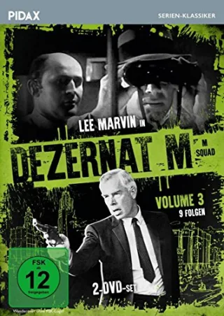 Dezernat M Vol. 3 (M Squad) / Weitere 9 Folgen der legendären Kriminalserie mit Lee Marvin (Pidax Serien-Klassiker) [2 DVDs]