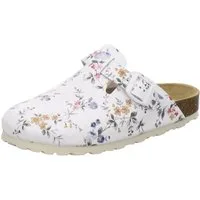 AFS-Schuhe 290006 Clogs Pantolette für Damen aus Leder mit Fußbett, Hausschuhe Made in Germany