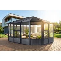 Sojag Pavillon Charleston 12x15, Wintergarten, BxT: 489x384 cm