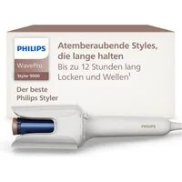 Philips Haarstyler WavePro Styler Series 9000 BHB968/00, Keramik mit Keratin, mit 5 verschiedenen Styles, Ionisierungsfunktion, inkl. Reinigungsset