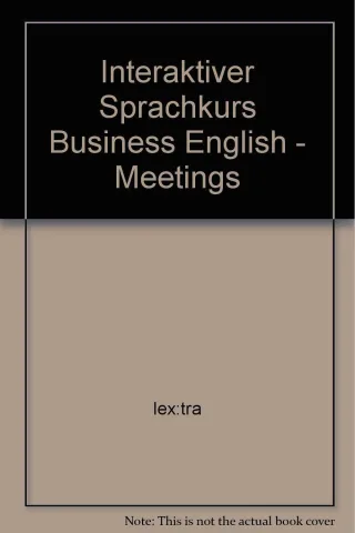 Interaktiver Sprachkurs Business English - Meetings