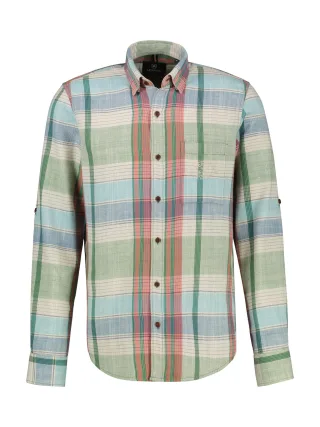 LERROS - BUTTON DOWN sage green - Gr. - XL