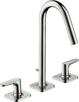 Hansgrohe 3-Loch Waschtischarmatur Axor Citterio M chrom mit Hebelgriffen, 34133000 34133000