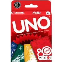Mattel games Spiel Mattel 80th Anniversairy UNO Ruby Red, Familienspiel