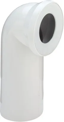 Viega WC Anschlussbogen 90 Grad 3811 in DN100 aus Kunststoff weiss 100551